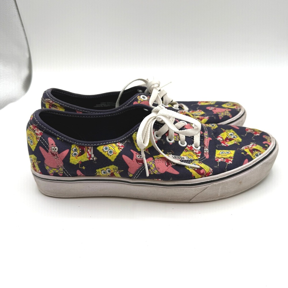 Vans Spongebob Sneakers Mens 11 Blue SpongeBob Patrick ComfyCush Skate Shoes - Picture 6 of 10
